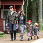 Henrik Niskanen, Meeri Niskanen, Sievi Sillanpää ja Elvi Sillanpää